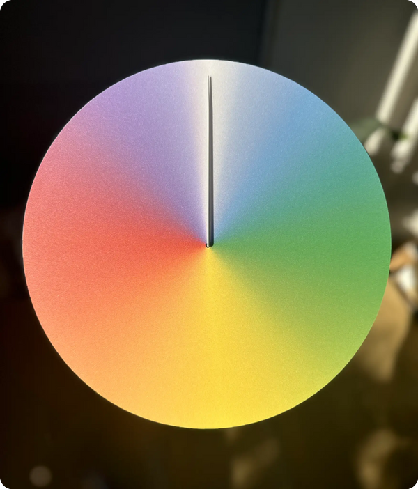 The Present annual clock