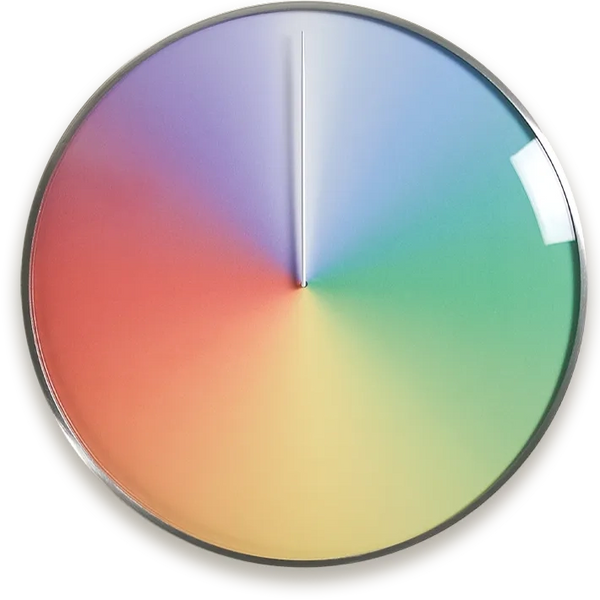 The Present Year — 11-inch annual wall-mounted timepiece showing one continuous 365.24-day revolution.